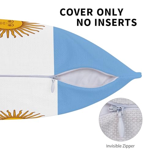 Housse de coussin drapeau argentin EdWal pour rénover un canapé usé facilement - 6