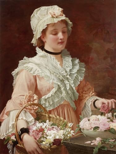 Peinture murale Travail d'amour Charles Edward Perugini en 60x90cm