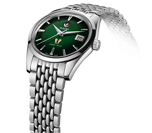 Rado Golden Horse Swiss Automatic Watch with Stainless Steel Strap, Silver, 21 (Model: R33930313), Green - Image 4