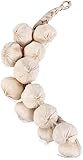 Artificial Garlic String - Lifelike Vegetable Decor for Kitchen Display Staging for Farmhouse Tabletop Accents