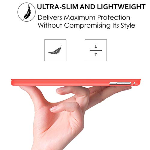 Image of DuraSafe Cases for iPad 9th 8th 7th Gen 2021 2020 2019 Case A2602 MK2L3HN /A A2604 MK2N3HN /A MK2P3HN /A A2603 A2605 MK663HN /A MK6A3HN /A MK693HN /A A2270 MYLC2HN /A A2428 A2429 A2430 A2197 MW762HN /A - Red