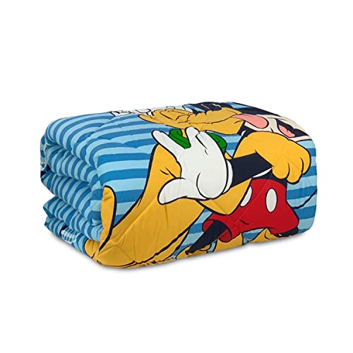 Nada Home Edredón Disney Caleffi Mickey Mouse edredón de invierno individual 1 plaza 4470