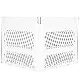 Environnement propre : la plaque d'isolation pour aquarium assure un aquarium propre en séparant efficacement le sable et les débris de l'eau