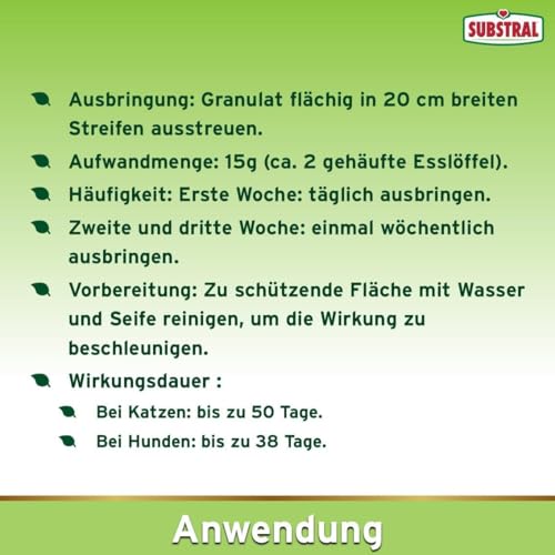 Substral Celaflor Hunde & Katzen Ex, Hund, Marder und Katze Abwehr und Vertreibungsgranulat, 200g - mit Sofortwirkung