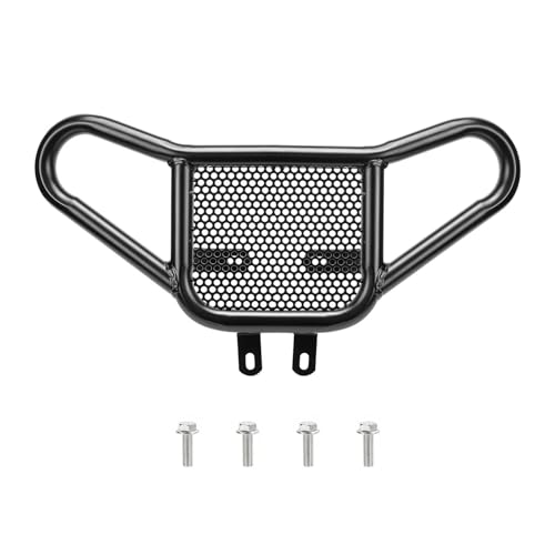 Parachoques De Motocicleta para TRX400EX TRX 400EX TRX400 EX 1999-2007 2008 para TRX400X TRX 400X TRX400 X 2009-2012 2013 2014 Parachoques Trasero Delantero Hierro para ATV Barras de Choque(Front 1)
