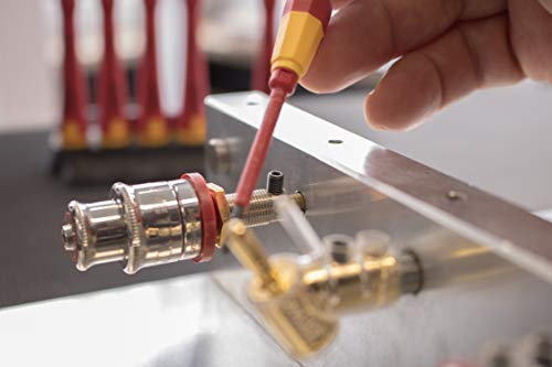 Wiha 42471 Series 2270P Pico Finish Electric Fine Screwdriver, Slotted, 3.5 mm x 65 mm Size