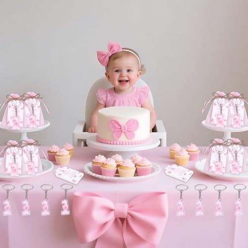 Image of Party Favors Theme Baby-Shower Keychain Set