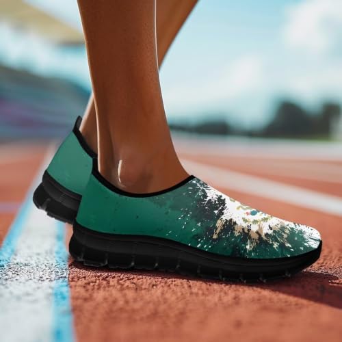 Image of Womens Slip On Walking Shoes Non Slip Loafer Breathable Holiday Travel Shoe Lightweight Casual Low Top Sneakers SizeUS 5.5-11.5