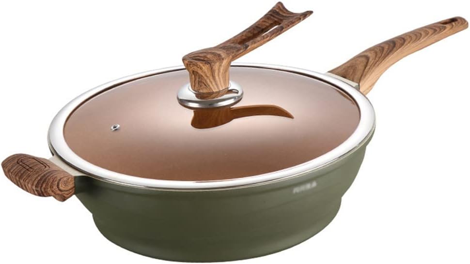 WSSBK Wok Cooking Pot Lid Induction Cooker Gas Wok Frying