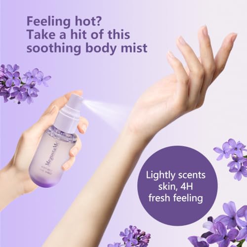 Image of Lilac Amber Body Spray for Women, Paraben & Phthalate Free, Vegan & Cruelty-Free Gentle Fragrance Mist, Quick Dry Non-Greasy Scent Spray, 3.38 fl oz