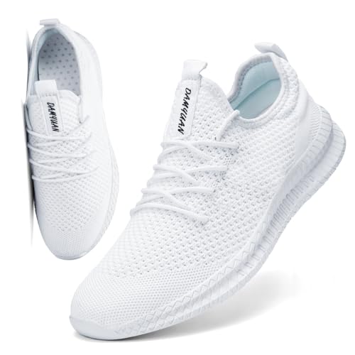 Image of Men's Walking Running Shoes Slip On Sneakers Non Slip Athletic Sports Tennis Fitness Casual Workout Gym Shoes Lightweight Trainers Fashion Soft Comfortable Shoe