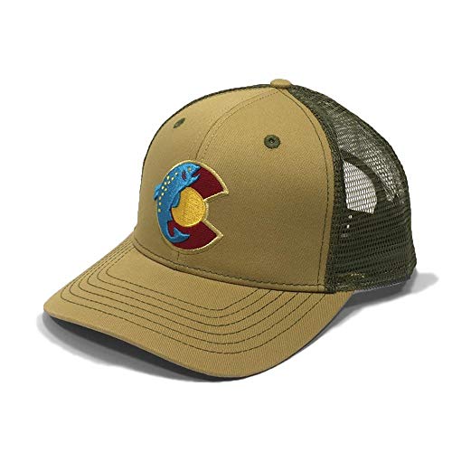 Colorado Fish Trout Trucker Hat - Tan