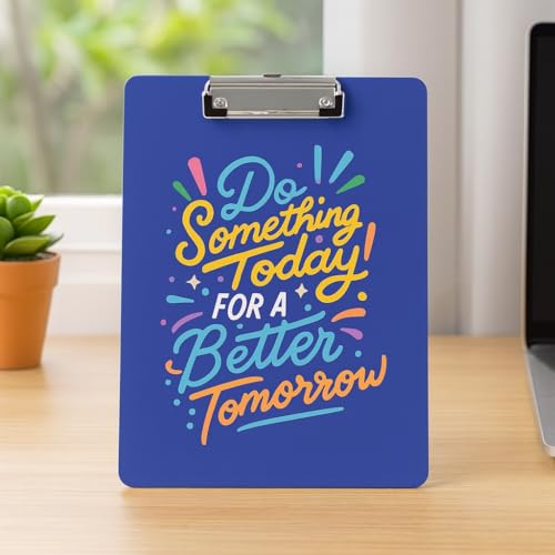 Image of Clipboard Drawing, Writing, Exam Board with Clip (Size - 24x36 cm) Sturdy, Lightweight for Office, School, College - QTS 1