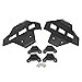 waase Motorbike 3mm Thickness Engine Cylinder Head Guards Protector Cover For BMW R 1250 GS GSA ADV 1250GS R1250GS Adventure 2018 2019 2020 2021 2022, Black