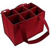 Matériau stable : fabriqué à partir de tissu non tissé de qualité, ce porte-vin est conçu pour la durabilité et la flexibilité, offrant un support fiable tout en protégeant les bouteilles délicates des dommages pendant le transport.