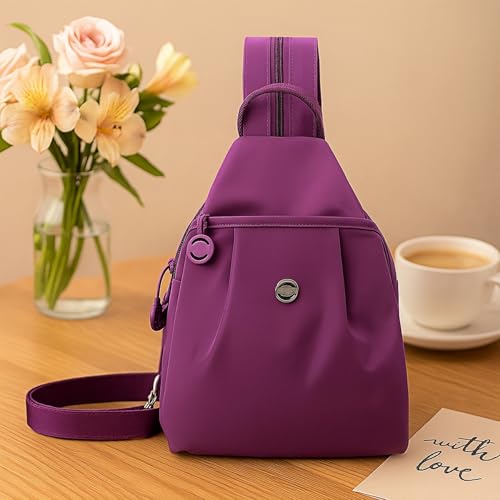 Waterproof 2-Way Commuter Bag, Oxford Large Capacity Convertible Shoulder Bag, Multi-Compartment Sling Backpack Waterproof 7