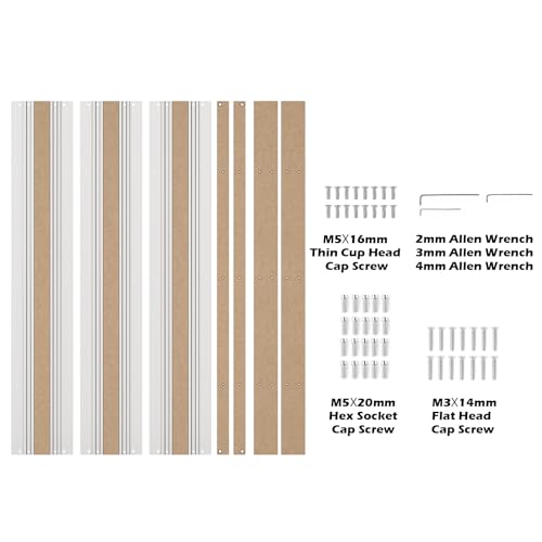 Genmitsu Mesa de Papelão Híbrida de Alumínio E Mdf 4060 para Fresadora Cnc 4040-Pro, Tamanho 420 X 8