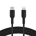 Produktbild Belkin geflochtenes USB-C-/Lightning-Kabel (iPhone-Kabel zum Schnellladen für iPhone 12, 12 Pro, 12 Pro Max, 12 mini und ältere Modelle) BoostCharge MFi-zertifiziertes iPhone USB-C-Kabel, 2 m, Schwarz