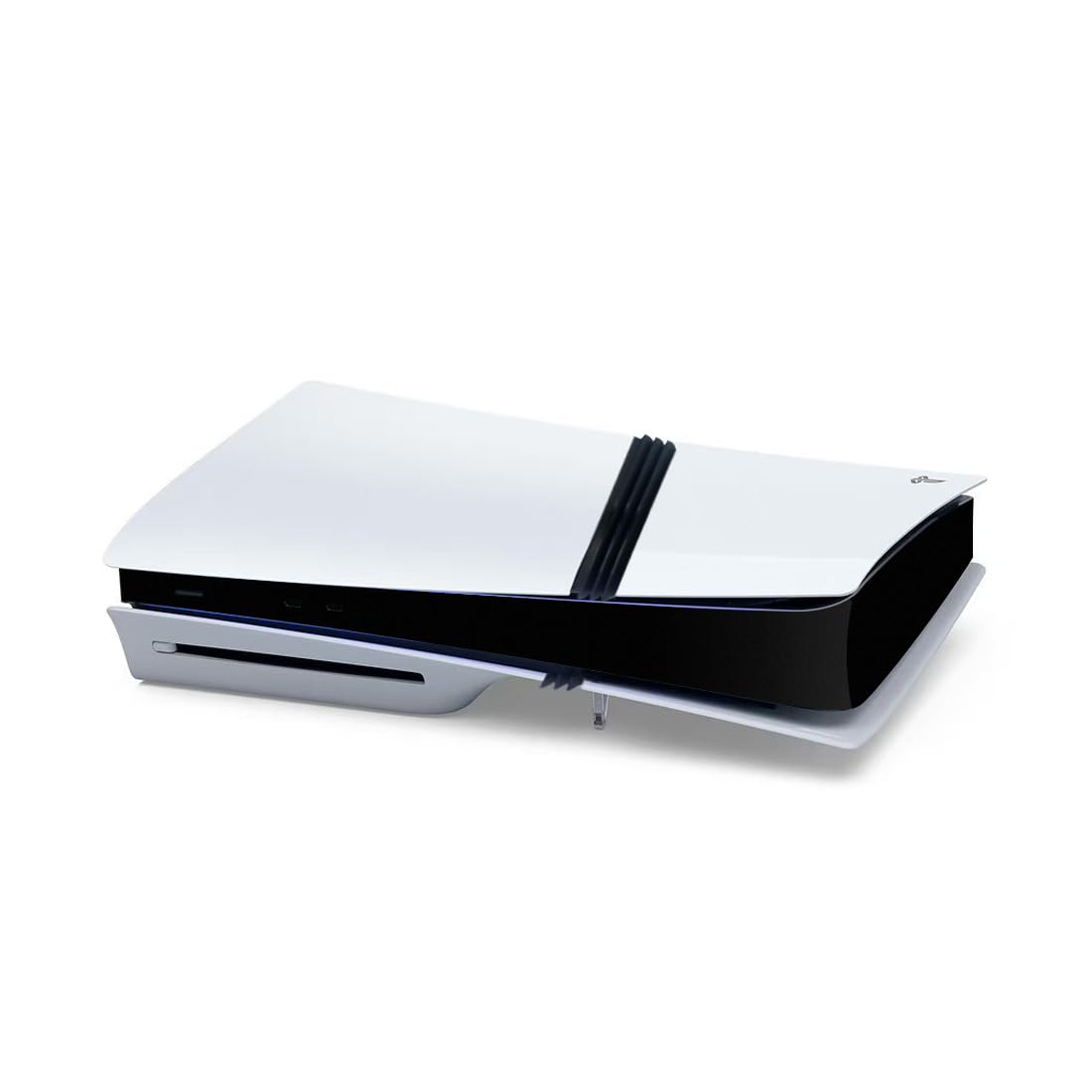 Pegatina Central para PS5 Pro, Consola de Juegos Cinta Adhesiva Central Película de Protección de la Parte Central Accesorios (Fibra de Carbono Negro)