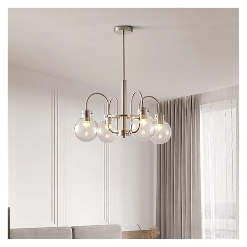 Lustre rétro LED verre suspension pour éliminer les zones d'ombre de votre salon