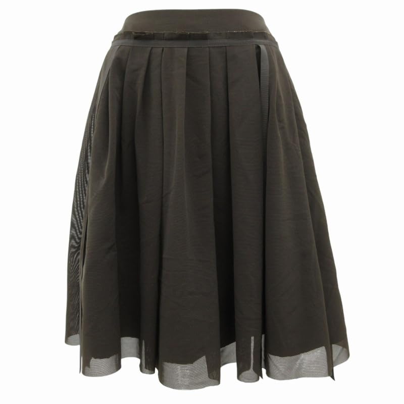 フォクシーニューヨーク FOXEY NEW YORK タックスカート プリーツ ひざ丈