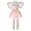 Cuddle kind eloise the elephant little 13 hand knit doll1 doll 10 meals fair trade heirloom quality handcrafted in peru 100 cotton yarn  urban country home decor