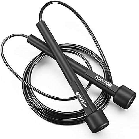 SPORTBIT Adjustable Jump Rope for Speed Skipping. Lightweight Jump Rope for Women, Men, and Kids. Skipping Rope for Fitness. Speed Jump Rope for Workout, Women Exercise Cover