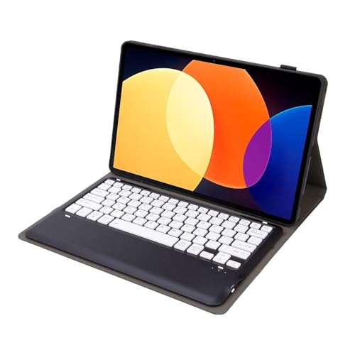 Étui de protection en cuir anti-choc et clavier pour Redmi Pad Pro 12.1 version 2024