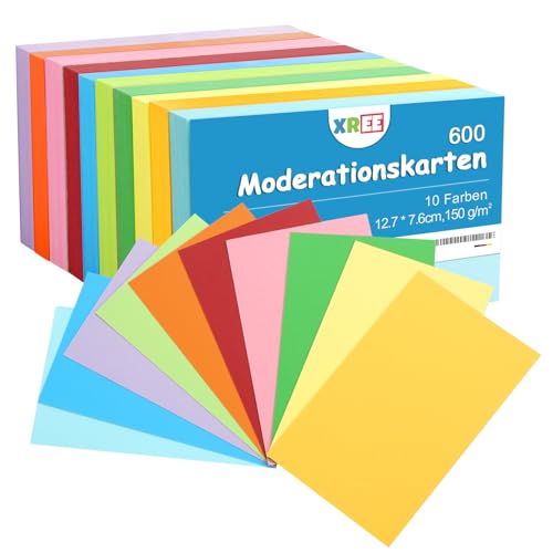 Flash Cards 600 Pièces A7 6 Couleurs Fiche De Revision Cartes Index Fiche De Revision Cartes,Fiches Doublées Cartes Pour École Bureau Maison Étude
