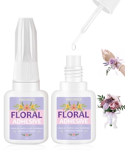 Floral Adhesive Floral Glue for Fresh Flowers Corsages Boutonniere Wristlets Other Wedding Craft Accessories and Supplies Waterproof Fast Drying