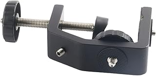 KJHBV desktop stand microphone aluminum alloy table clamp versatile bracket desk clamp with adjustable screw adjustable desk clamp durable table mount clamp Multifunction desktop clip