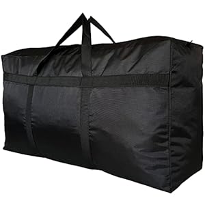 Extra Large Storage Duffle Bag for Travel, Black Oversized Giant Big Traveling Duffle Bag