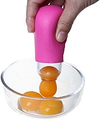 DIY Kitchen Gadget Silicone Egg Yolk White Suction Separator Divider Filter MI