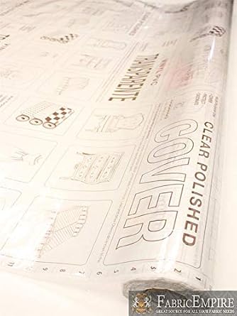 Clear Vinyl Fabric 54 Wide Sold By The Yard (4 Gauge)