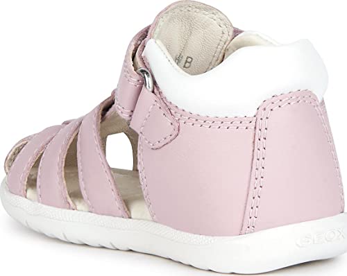 Traspirante Geox B Sandal Macchia Gir, Bimba 0-24, Rose, 21 EU