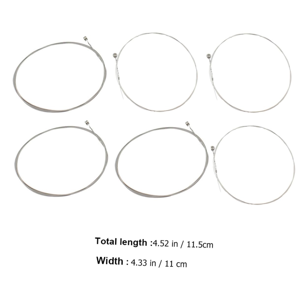 Holibanna Precision-made Guitar Strings Stainless Steel Electric Guitar Strings Clear Tone