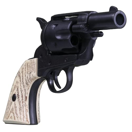 KOLSER QUALITÄTSREPLIK TASCHENREVOLVER Cal.45. USA 1874 Schwarze Farbe UND ELFENBEINIMITAT-Griffe. 19CM Cover