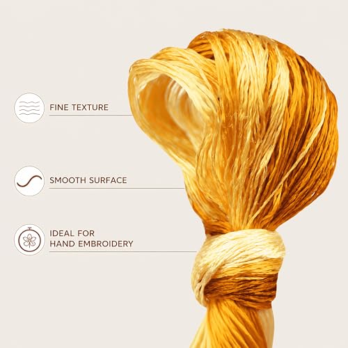 Image of MIINGGUXIUYI Mulberry Silk Floss Embroidery Thread Floss-Cross Stitch Threads China Silk Woven Jewelry Threads DIY Sewing Kits (86)