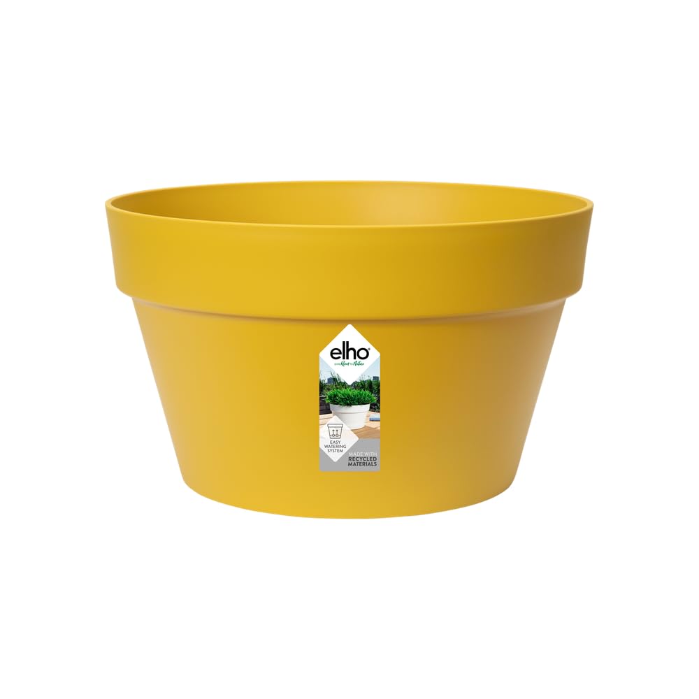 elho loft urban bowl 35cm flower pot - Ochre