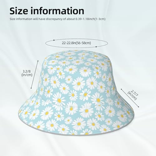 Image of Bucket Hat Beach Summer Sun Hat Reversible Fisherman Hats Double Sided Wearing for Women Men Boys Girls