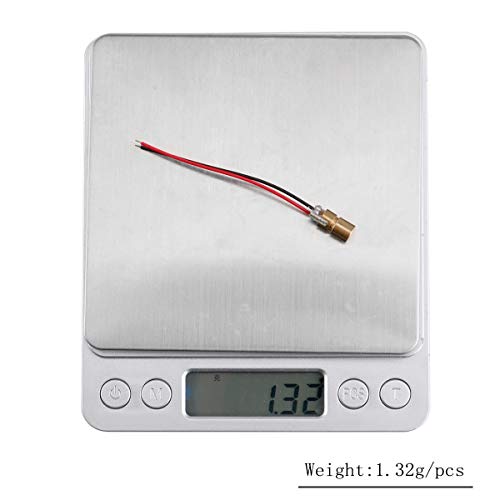 Makerfocus 20Pcs 5V 650Nm 5Mw Red Dot Laser Head Red Laser Diode Laser Tube With Leads Head Outer Diameter 6Mm #TOP7