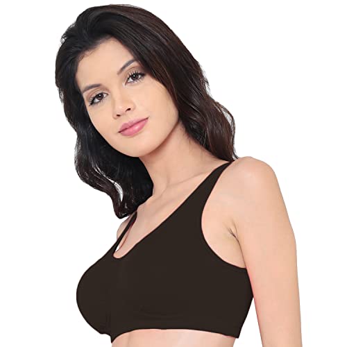 Image of Laavian Women's Modal Non-Padded Wire Free Seamless Bra