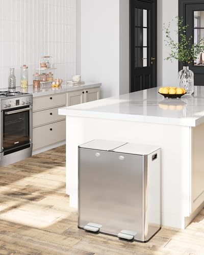 Basurero de Cocina Doble Acero Inoxidable 16 Gal miniatura 7
