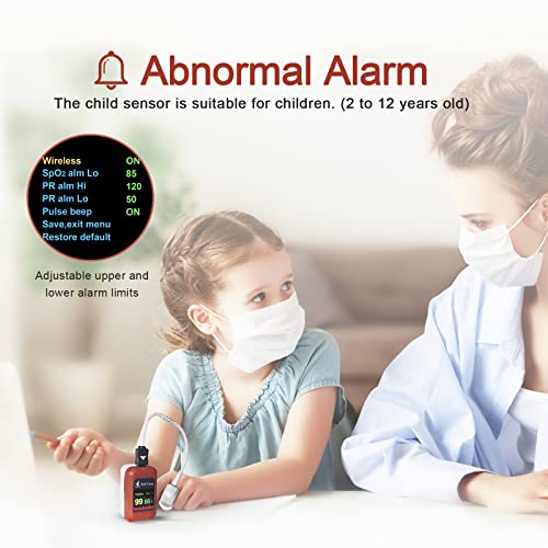 pediatric pulse oximeter fingertip Bluetooth OX Heart Rate Monitors