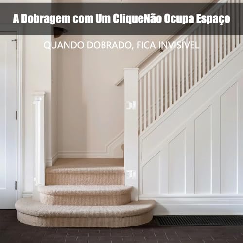 Hilika Portao Grade para Cachorros, Escalável Portao Portao Pet, Grade de Protecao Fáceis de Instala