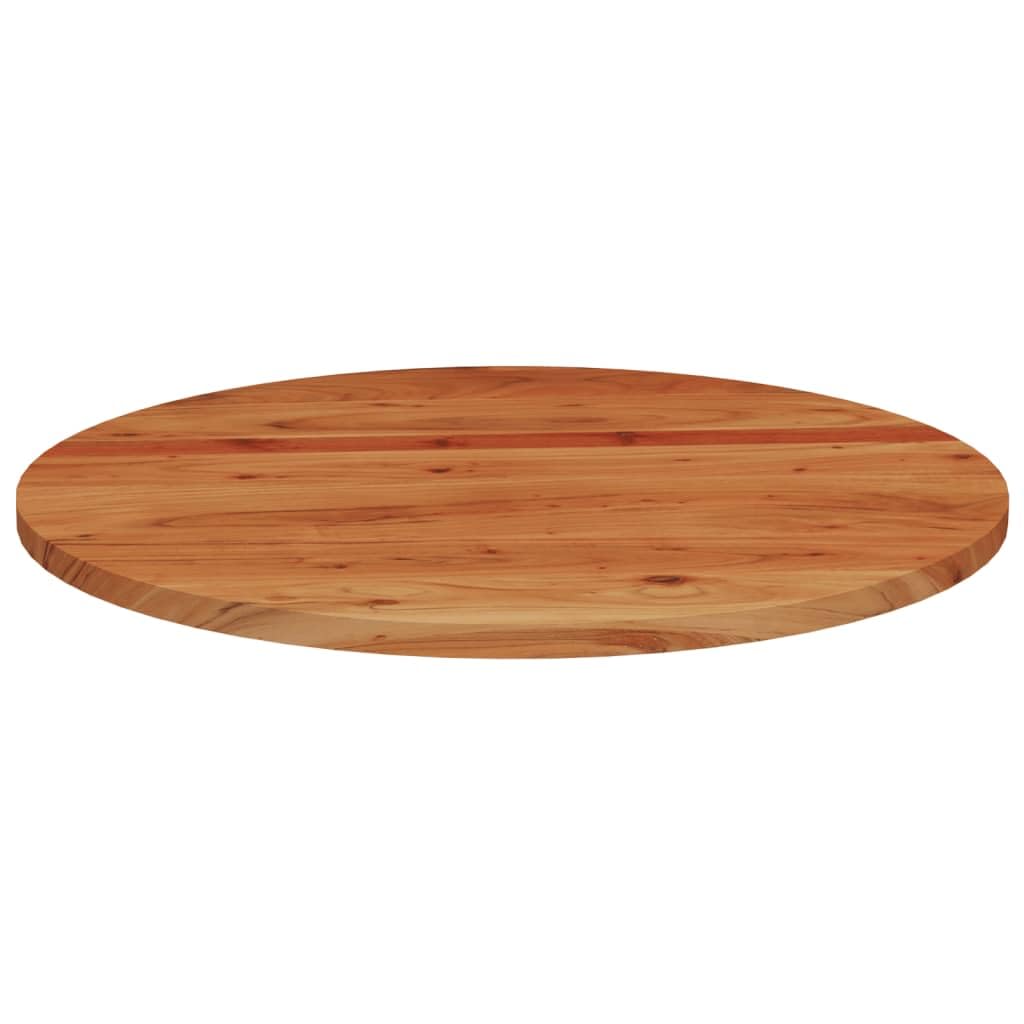 Möbel Wohnaccessoire Tischplatte Ø 80 x 3,8 cm rund Akazie Massivholz Möbel