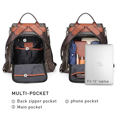 Mkp Collection Women Fashion Anti Theft Backpack Purse Wallet Crossbody Shoulder Bag #TOP1