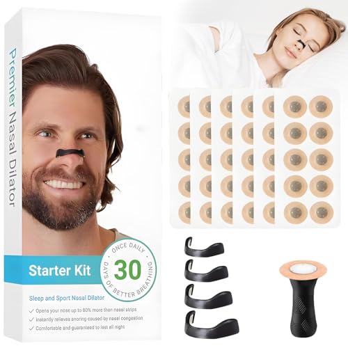 Nasal Dilators Snoring - 30 Pcs Anti Snoring Aids, Improve Sleep & Reduce Snoring, Comfortable Nose Vents for Men & Women, Snore Relief, Breathe Right Nightly