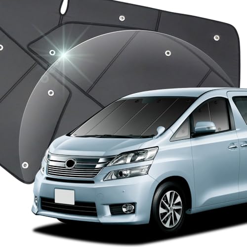 atmys プライバシー サンシェード 車 アルファード ヴェルファイア 20系 フロント 専用 カーテン 車中泊 グッズ 対応 『01s-a009-fu』