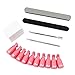 Produktbild HENTEK Nagellackentferner-Werkzeug-Set, 10 x Nagelclips, 100 Stück, Nagelhautschieber, Nagelhautschäler, Nagelfeile